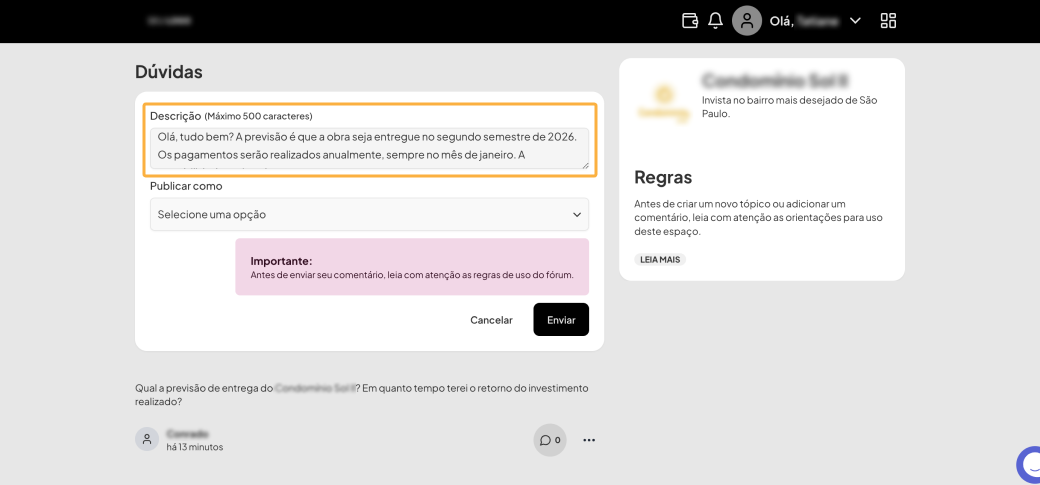 Divify Respostas Fórum Emissor 5